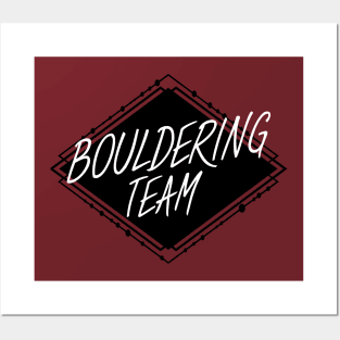 Bouldering team Posters and Art